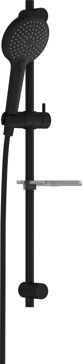 VitrA Bliss Душевой гарнитур, 24,2х6,6хh68 см, цвет: черный A4574336EXP