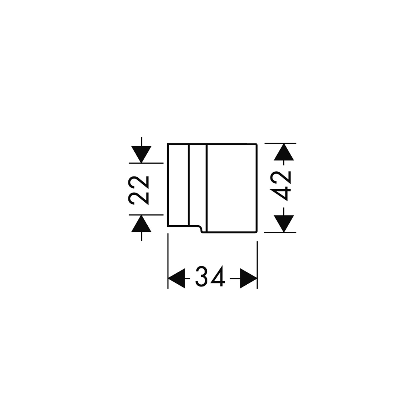 Axor Starck Держатель для ручного душа, цвет: хром 27515000