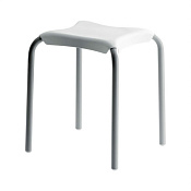 Colombo Design Hotel Collection Табурет, сидение пластиковое, цвет: белый B9955.BI