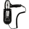 Colombo Design Hotel Collection Фен настенный с держателем 1300W, цвет: black B9994.NE