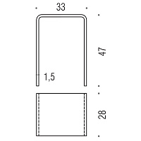 Colombo Design Hotel Collection Табурет пластиковый, напольный, цвет: прозрачный B9977