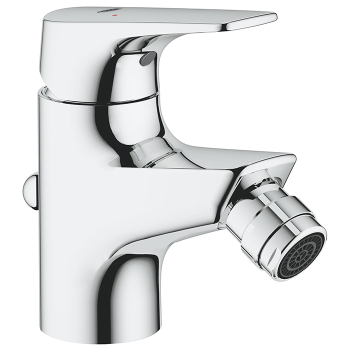 Grohe BauFlow Смеситель для биде со сливным гарнитуром, цвет: хром 23754000