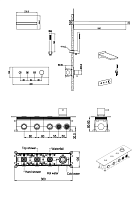Boheme Fusion Душевой комплект встраиваемый - смеситель, верхний, ручной душ, без изл., цвет: chrome 130-CR