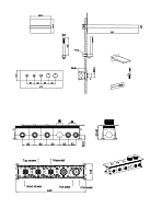 Boheme Fusion Душевой комплект встраиваемый - термостат, верхний, ручн. душ, 3 потреб., цвет: chrome 131-CR
