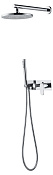 Boheme Spectre Душевой комплект встраиваемый - смеситель, верхний, ручной душ, шланг, цвет: chrome 454-CR