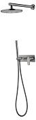 Boheme Spectre Душевой комплект встраиваемый - смеситель, верхний, ручной душ, цвет: gun metall 454-GM