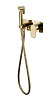 Boheme Spectre Гигиенический душ со смесителем и встраиваемой частью, цвет: gold 457-G