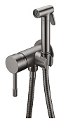 Boheme Uno Гигиенический душ со смесителем и встраиваемой частью, цвет: gun metall 467-GM