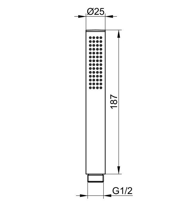 Keuco Лейка для душа, цвет: хром 56080 010100