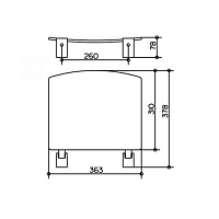 Keuco Plan Откидное сиденье, цвет: хром/светло-серый 14980 010038
