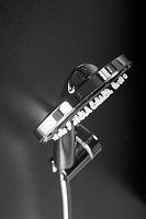 Boheme Spectre Душевая стойка: смеситель, ручной душ 5 видов струи, верхний душ 25 см, цвет: gold 458-G