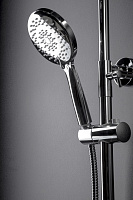 Boheme Spectre Душевая стойка: смеситель, ручной душ 5 видов струи, верхний душ 25 см, цвет: gold 458-G
