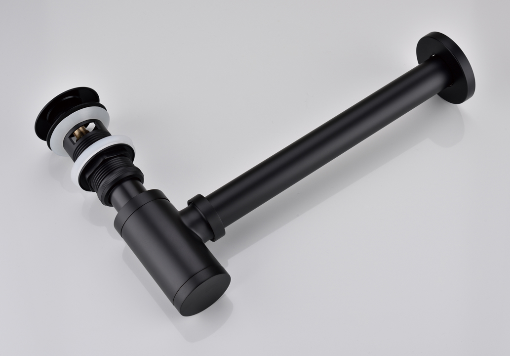 Boheme Сифон для раковины латунный, цвет: black 609-B