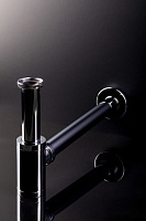 Boheme Сифон для раковины латунный, цвет: black 609-B