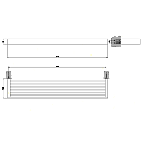 Gessi Rettangolo Полочка для душа, цвет: chrome 20949#031