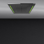 Gessi Colour Встраиваемая часть верхнего душа 50x50 см 3 вида струи,хромотерапия, цвет: mirror steel 57927#238