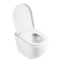 Belbagno Senso-R Унитаз подвесной безободковый с креплением, цвет: белый BB017CHR