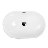 Belbagno Раковина керамическая полувстраемая, цвет: белый BB1004