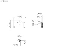 Dornbracht Tara Держатель туалетной бумаги, цвет: хром 83510892-00