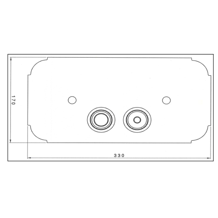 Nicolazzi Клавиша для бачка Geberit, цвет: золото 5542GB