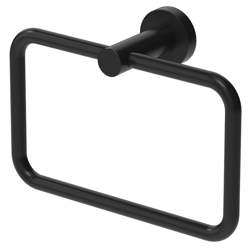 Colombo Design Plus Полотенцедержатель-кольцо, цвет: matt black W4931.NM