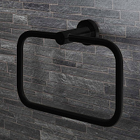 Colombo Design Plus Полотенцедержатель-кольцо, цвет: matt black W4931.NM