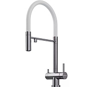 Omoikiri Kanto-BN Смеситель для кухни с гибким изливом с подкл фильтра, цвет: нержавеющая сталь 4994298