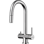 Omoikiri Akita-S-BN Смеситель для кухни с гибким изливом и возм. подкл. фильтр, нерж. сталь 4994302