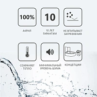 Ravak Domino Ванна акриловая встраиваемая 150x70 см, без ножек, цвет: белый C641000000