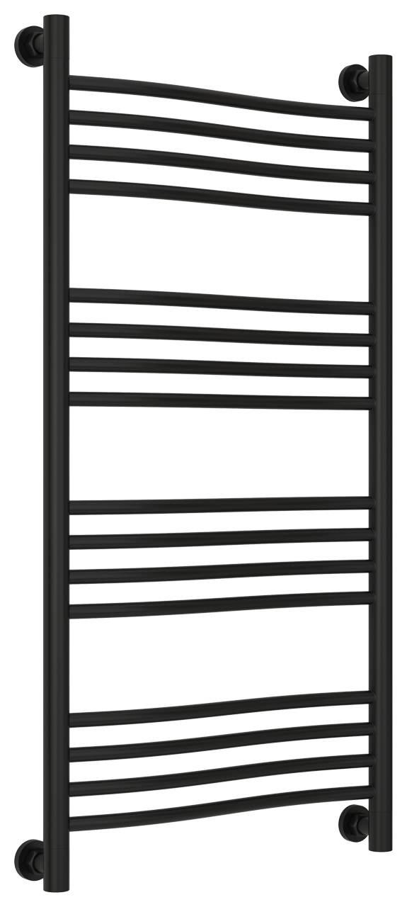 Сунержа Флюид+ Полотенцесушитель водяной 50x100h, цвет: матовый черный 31-0222-1050