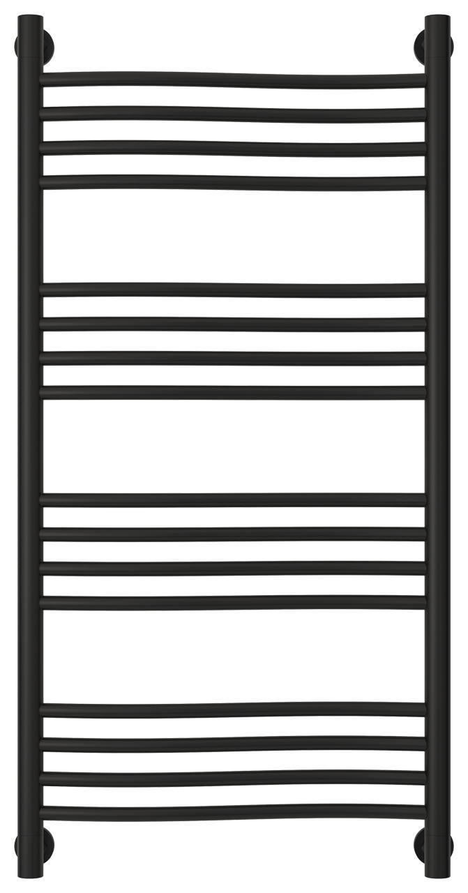 Сунержа Флюид+ Полотенцесушитель водяной 50x100h, цвет: матовый черный 31-0222-1050