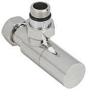 Сунержа Вентиль угловой (цилиндр) G1/2"НхG3/4"НГ, цвет: матовый черный 31-1400-1234