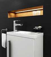 Ravak Chrome Смеситель для раковины, без донного клапана, длина излива 10,2 см, цвет: хром X070041