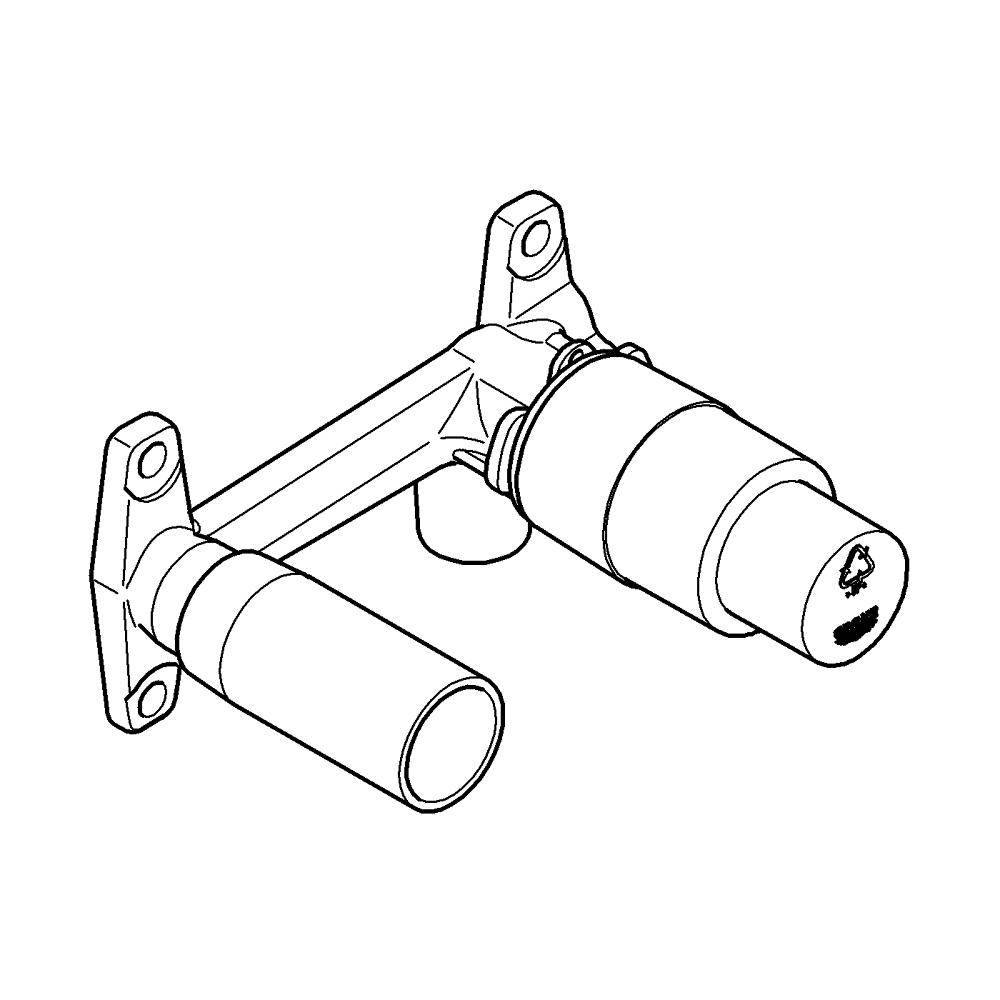 Grohe Встраиваемая универсальная часть смесителя для раковины на 2 отверстия 32635000