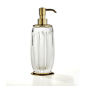 3SC Montblanc Дозатор для жидкого мыла настольный, стеклянная колба, цвет: золото MB01DACRGD