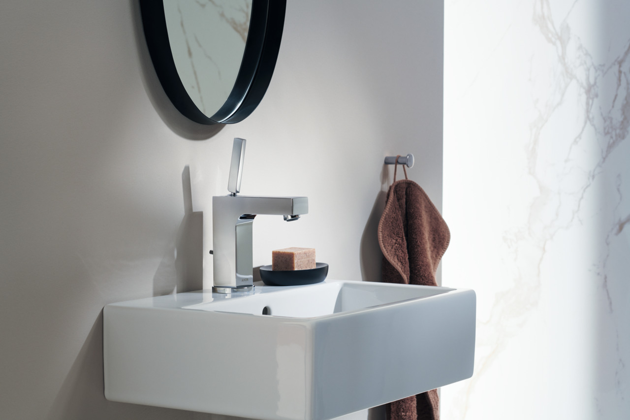 Axor Universal Circular Крючок одинарный подвесной, латунь, цвет: матовый черный 42811670