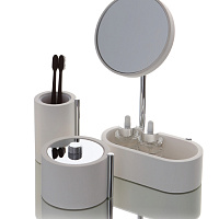 Bertocci Easy Стакан для зубных щеток настольный, керамический, цвет: хром 130 0930 0000