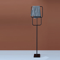 Bertocci Moon Стойка-полотенцедержатель 104 см, напольная, цвет: черный матовый 147 0384 0800