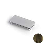 Bertocci Officina 01 Мыльница латунная, настольная, цвет: темная бронза 127 7531 8800