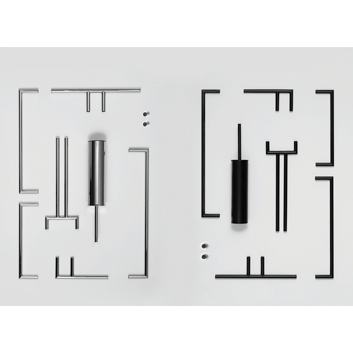 Bertocci Trecento Бумагодержатель без крышки, правый, цвет хром 125 4804 0000
