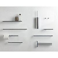 Bertocci Trecento Бумагодержатель без крышки, правый, цвет черный матовый 125 4804 0800