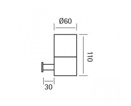 Cisal Xion Стакан подвесной, стеклянный матовый, цвет: inox XI090501D1
