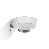 Decor Walther Basic Мыльница со стеклянной чашей, подвесная, цвет: хром 0536000