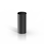 Decor Walther Mikado Стакан для зубных щеток настольный, керамический, цвет: черный 0523360