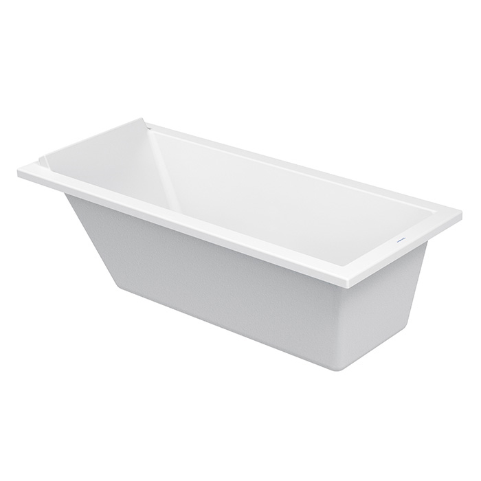 Duravit Starck Ванна прямоугольная 160x70 см, встраиваемая, акрил, цвет: белый 700333000000000