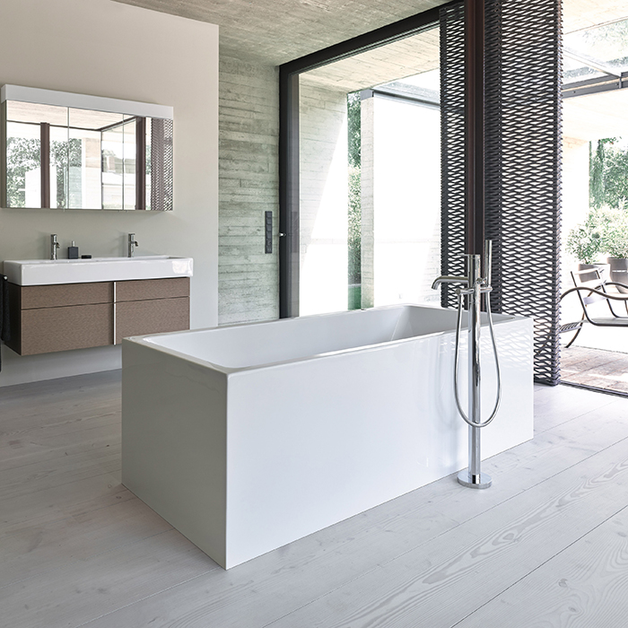 Duravit Vero Air Ванна акриловая 170x70 см, встраиваемая, цвет: белый 700411000000000