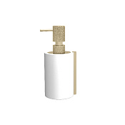 Bertocci Easy Дозатор для жидкого мыла, настольный, композит, отделка медовые соты, цвет: никель 130 2948 0000