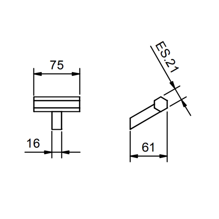 Fantini Venezia Крючок, цвет: золото плюс 94 01 7808
