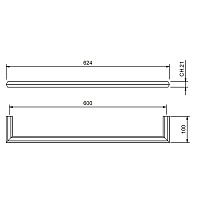 Fantini Venezia Полотенцедержатель 60 см, цвет: хром 94 02 7807
