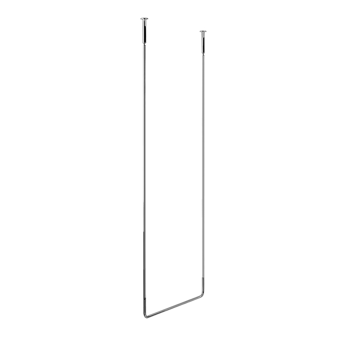 Gessi Goccia Полотенцедержатель потолочный 60x160h см, цвет: chrome brushed 38143#147